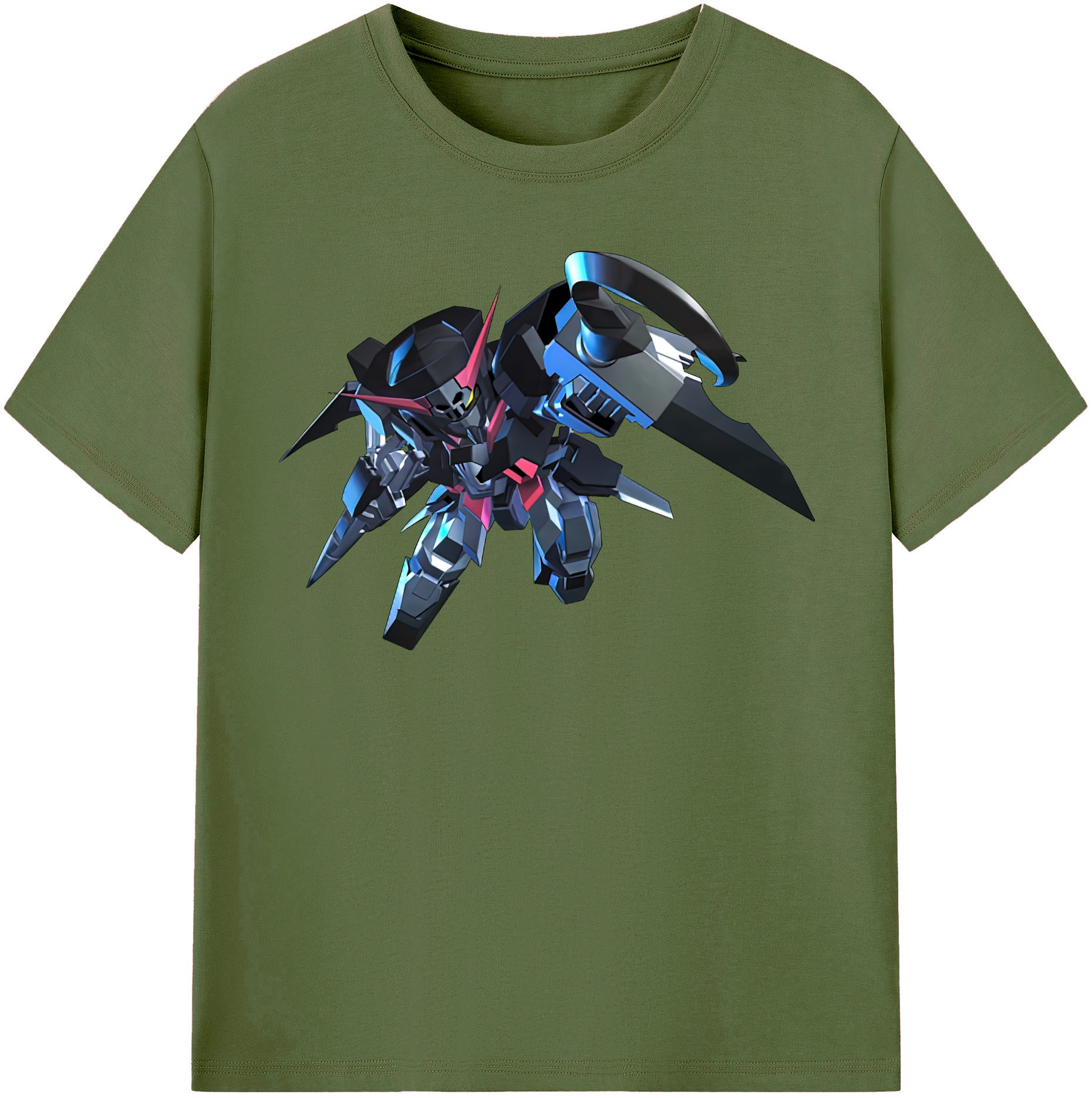 （画像用） 機動戦士ガンダム Mobile Suit Gundam 綿100％半袖Tシャツ（フロントプリント）
